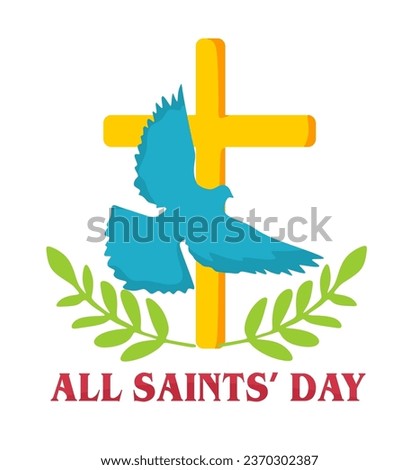 All Saints Day Vector illustration