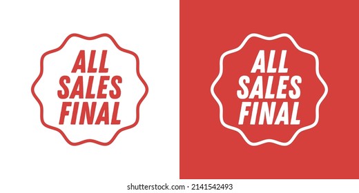 Fondo de todas las ventas finales, iluminación vectorial