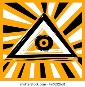 All seeing eye symbol