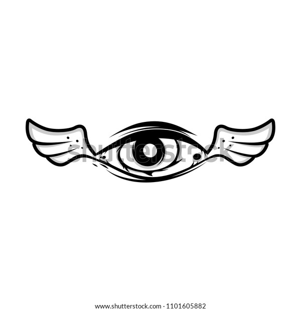 All Seeing Eye Theme Logo Template Stock Vector (royalty Free 