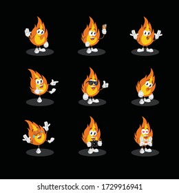 Alle Set-Auflistung der Feuersymbole