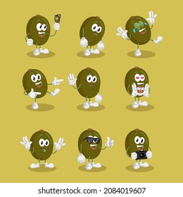 All Set Kiwi Logo Mascot