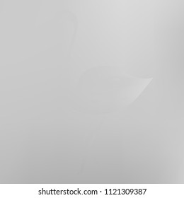 All shades of gray gradient background. Original texture in gray colors with flamingo. Gradient banner with flamingo
