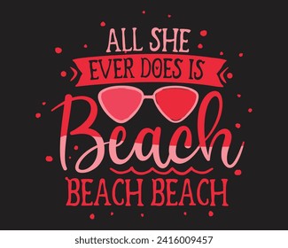 All she ever does is beach beach beach 2