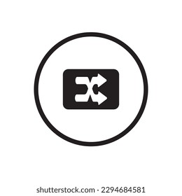 all  shuffle  button shuffle icon cross arrows symbol
