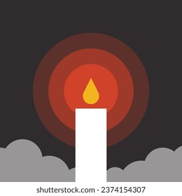 All souls day design background. Vector illustration.