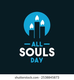 All Souls Day design vector. Eps 10.