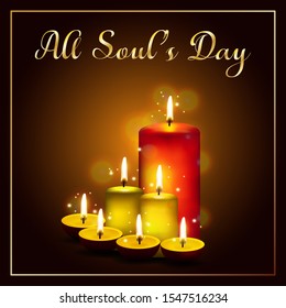 All Soul's Day Holiday Vector