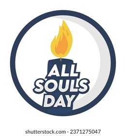 All Souls Day Vector Illustration