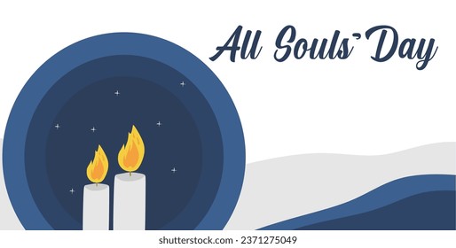 All Souls Day Vector Illustration