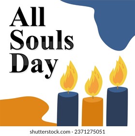 All Souls Day Vector Illustration