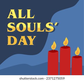 All Souls Day Vector Illustration