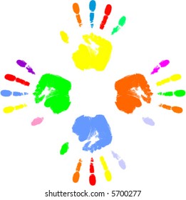 All spectrum of shades in your hands