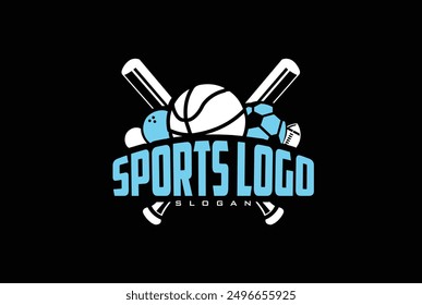 Todo el gráfico de Vector del logotipo del deporte para cualquier negocio especialmente para el equipo deportivo, club, comunidad.	