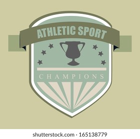 all sport  over  beige background vector illustration