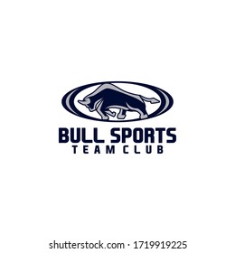 All Sports Bull Team Club Logo Template 