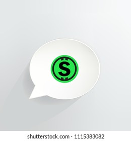 All Sports Cryptocurrency Coin Speech Bubble Background