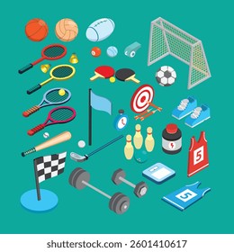 All sports elements and icons vector illustration eps file for download 