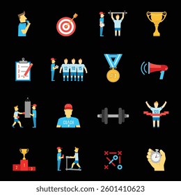 All sports elements and icons vector illustration eps file for download 