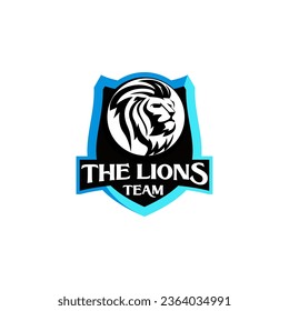 All Sports Lion Head Logo Template Vector