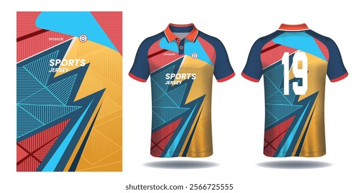 All sports player jersey design with an elegant edgy and wild look. Sports gear template mockup perfect fit for all sports. The designs that go on casual wear, shirts, fashions apparels, and all kind