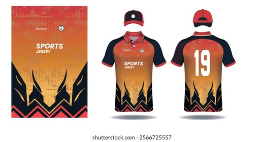 All sports player jersey design with an elegant edgy and wild look. Sports gear template mockup perfect fit for all sports. The designs that go on casual wear, shirts, fashions apparels, and all kind