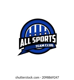 All Sports Team Badge Logo Template Vector