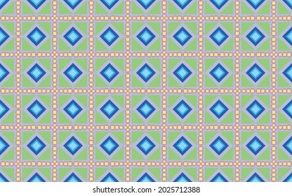 all squares various colors bright