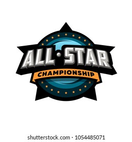 All Star Sports, Template Logo Design.