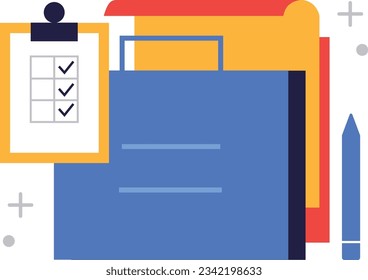 All success illustration with flat design