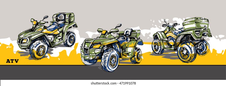 All terrain vehicles sketch