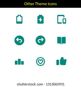all theme icon with solid style