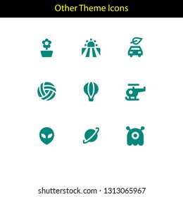 all theme icon with solid style