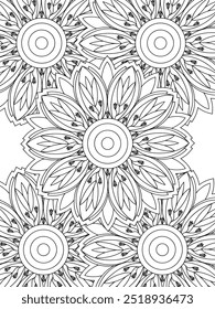 All these designs are hand-drawn and unique 
Flower Beautiful black and white illustration for adult coloring book,
This is a printable Beautiful Zentangle Coloring page for KDP Interior, POD products