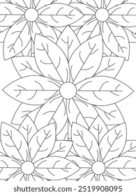 All these designs are hand-drawn and unique 
Flower Beautiful black and white illustration for adult coloring book,
This is a printable Beautiful Zentangle Coloring page for KDP Interior, POD products