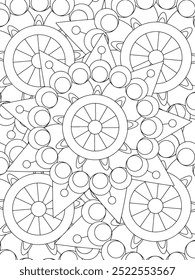 All these designs are hand-drawn and unique 
Flower Beautiful black and white illustration for adult coloring book,
This is a printable Beautiful Zentangle Coloring page for KDP Interior, POD products