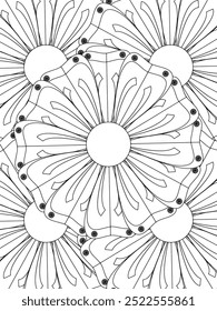 All these designs are hand-drawn and unique 
Flower Beautiful black and white illustration for adult coloring book,
This is a printable Beautiful Zentangle Coloring page for KDP Interior, POD products