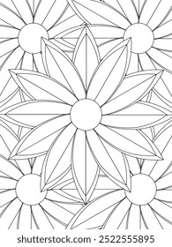 All these designs are hand-drawn and unique 
Flower Beautiful black and white illustration for adult coloring book,
This is a printable Beautiful Zentangle Coloring page for KDP Interior, POD products