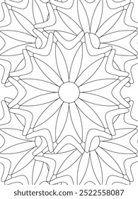 All these designs are hand-drawn and unique 
Flower Beautiful black and white illustration for adult coloring book,
This is a printable Beautiful Zentangle Coloring page for KDP Interior, POD products