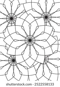 All these designs are hand-drawn and unique 
Flower Beautiful black and white illustration for adult coloring book,
This is a printable Beautiful Zentangle Coloring page for KDP Interior, POD products