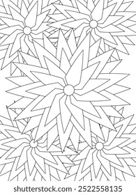 All these designs are hand-drawn and unique 
Flower Beautiful black and white illustration for adult coloring book,
This is a printable Beautiful Zentangle Coloring page for KDP Interior, POD products