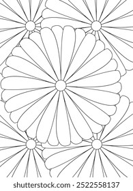 All these designs are hand-drawn and unique 
Flower Beautiful black and white illustration for adult coloring book,
This is a printable Beautiful Zentangle Coloring page for KDP Interior, POD products