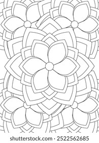 All these designs are hand-drawn and unique 
Flower Beautiful black and white illustration for adult coloring book,
This is a printable Beautiful Zentangle Coloring page for KDP Interior, POD products