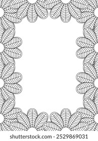 All these designs are hand-drawn and unique 
Flower Border is a Beautiful black and white illustration for adult coloring book,
This is a printable Beautiful Zentangle Coloring page for KDP Interior,