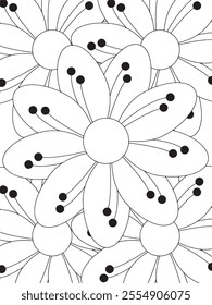 All these designs are hand-drawn and unique 
Flower Border is a Beautiful black and white illustration for adult coloring book,
This is a printable Beautiful Zentangle Coloring page for KDP Interior,