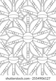 All these designs are hand-drawn and unique 
Flower Border is a Beautiful black and white illustration for adult coloring book,
This is a printable Beautiful Zentangle Coloring page for KDP Interior,