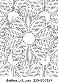 All these designs are hand-drawn and unique 
Flower Border is a Beautiful black and white illustration for adult coloring book,
This is a printable Beautiful Zentangle Coloring page for KDP Interior,