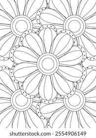 All these designs are hand-drawn and unique 
Flower Border is a Beautiful black and white illustration for adult coloring book,
This is a printable Beautiful Zentangle Coloring page for KDP Interior,