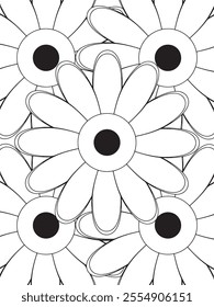 All these designs are hand-drawn and unique 
Flower Border is a Beautiful black and white illustration for adult coloring book,
This is a printable Beautiful Zentangle Coloring page for KDP Interior,