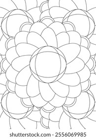 All these designs are hand-drawn and unique 
Beautiful Flowers black and white illustration for adult coloring book,
This is a printable Beautiful Zentangle Coloring page for KDP Interior,